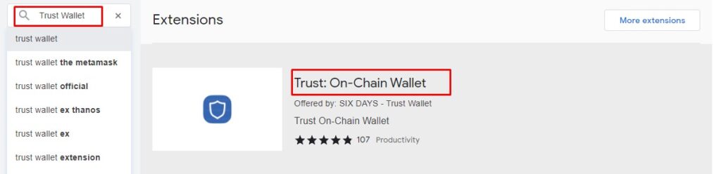 Trust Wallet Extension 