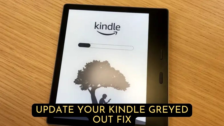Update your kindle greyed out fix